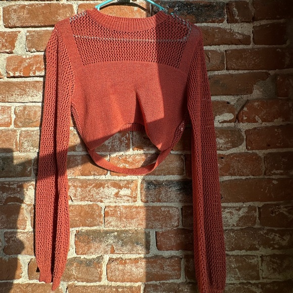 Lulus Double the Delight Rust Orange Knit Two-Piece Mini Sweater Dress - Picture 6 of 8